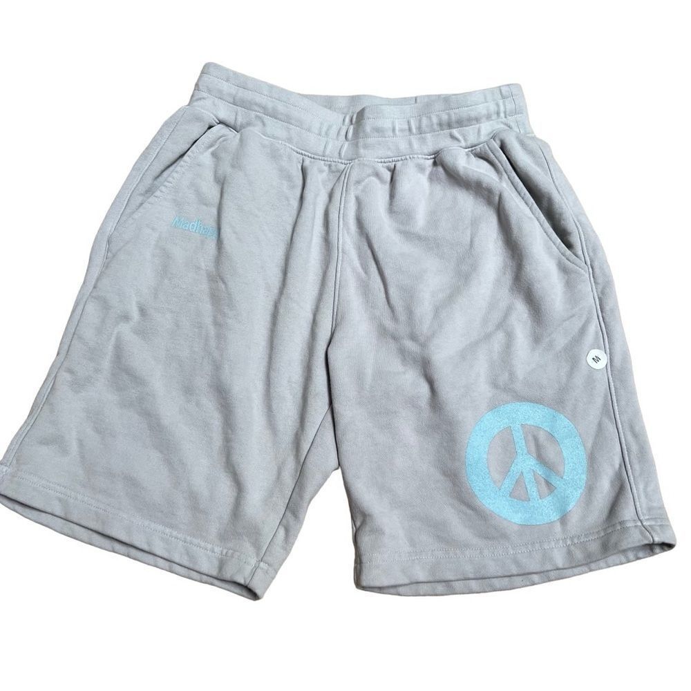 Madhappy Production Sample Unisex Cotton Fleece Shorts Grey Medium NEW